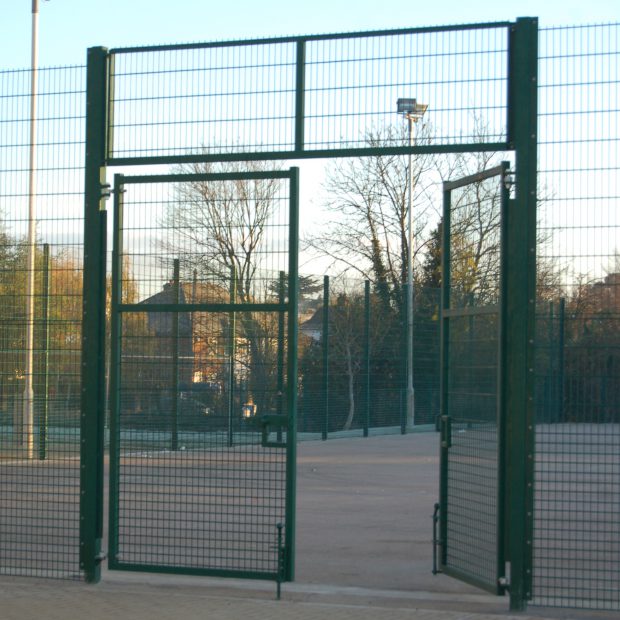 Protek 868 Rebound Sports Court Access Gates : Alexandra Security Limited