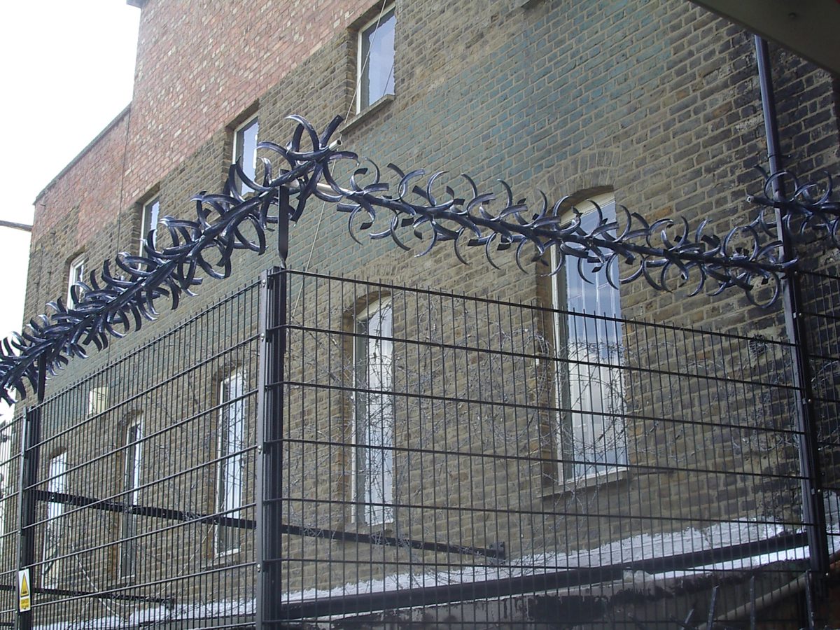 Wall Spikes on Gate, Building, Fence for High Level Security Fencing