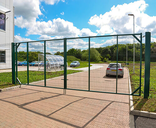 Double Leaf Twin Wire Gate