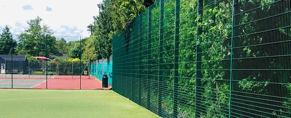 Mesh Fencing MUGA At A School Sports Facility